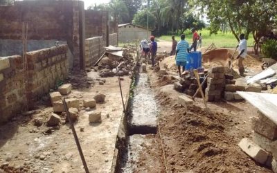 Work on the Bob Simson Secondary School has started in earnest.